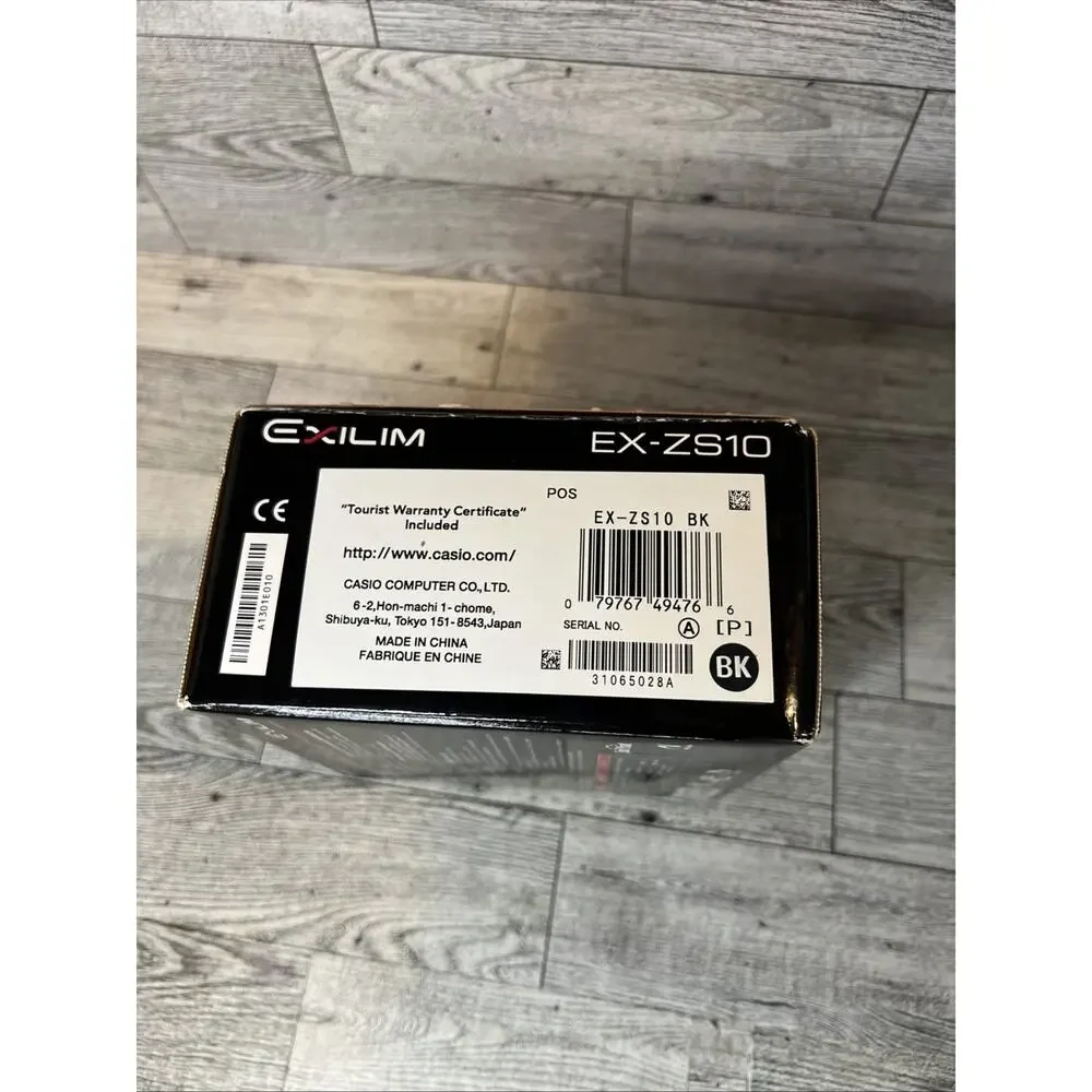Casio EX-ZS10 Exilim 14.1 MP Digital Camera HD Movie 26MM FOR PARTS - AS IS